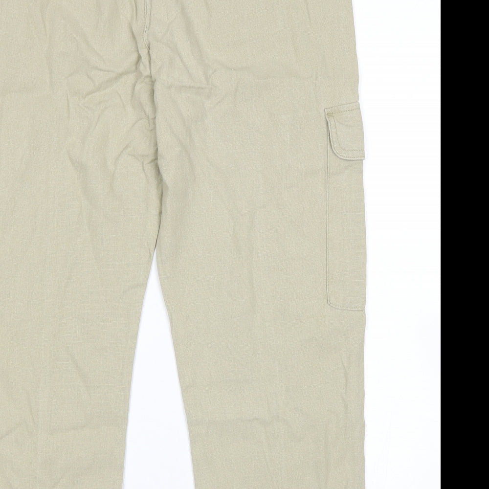 George Womens Beige   Trousers  Size 14 L24 in - Linen trousers