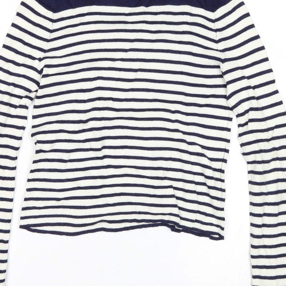 New Look Girls Multicoloured Striped  Pullover Jumper Size 14-15 Years