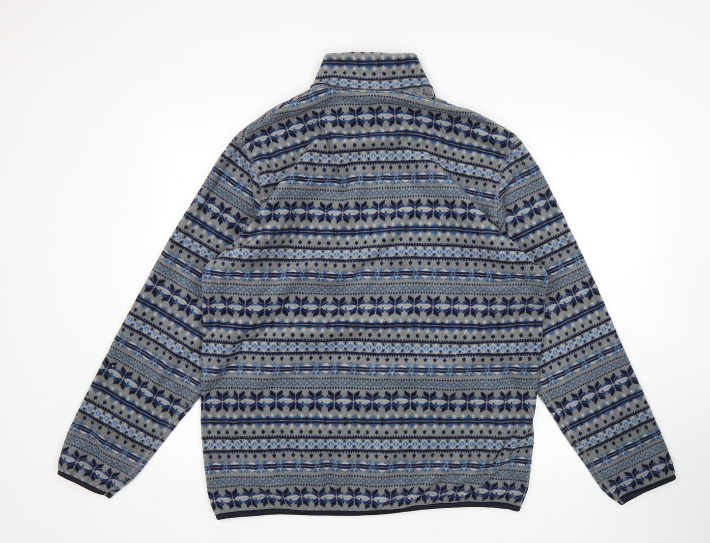 Uniqlo Mens Multicoloured Striped  Full Zip Sweatshirt Size XL