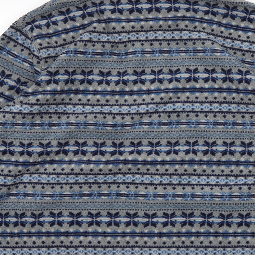 Uniqlo Mens Multicoloured Striped  Full Zip Sweatshirt Size XL