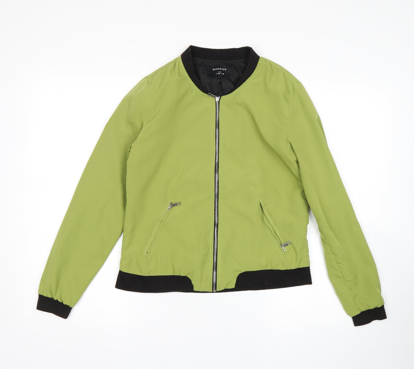 RESERVED Womens Green   Bomber Jacket Jacket Size 8