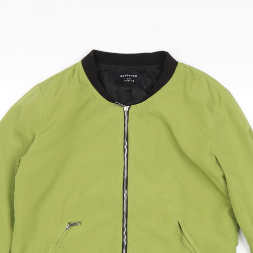 RESERVED Womens Green   Bomber Jacket Jacket Size 8