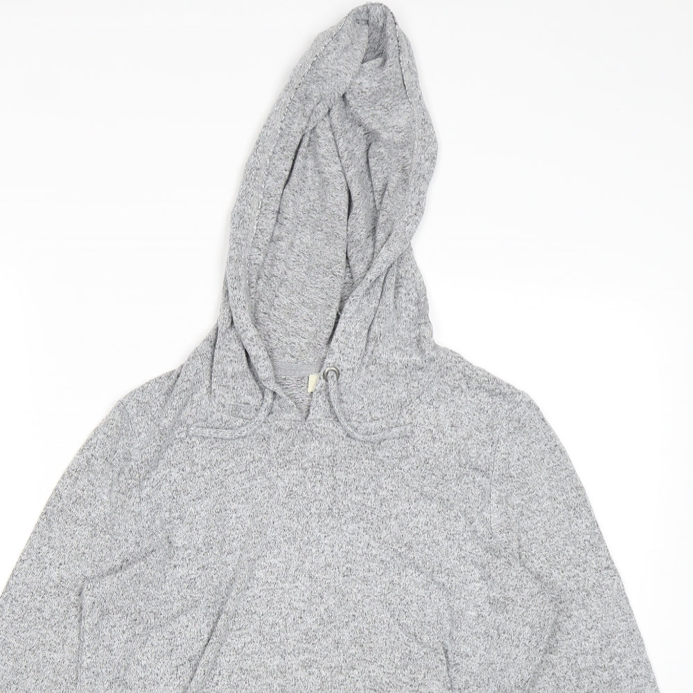 Papaya Womens Grey   Pullover Hoodie Size M