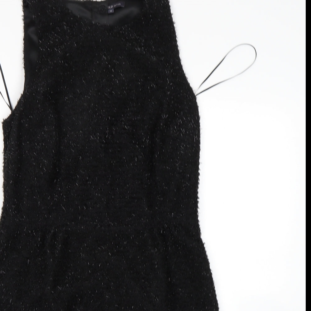 M&S Womens Black   Tank Dress  Size 12
