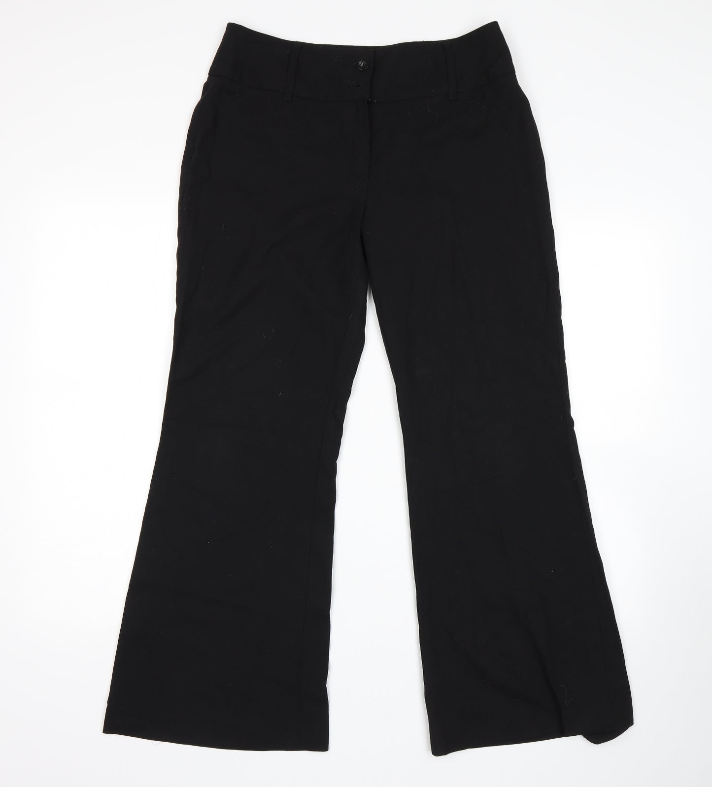 NEXT Womens Black   Trousers  Size 12 L28 in