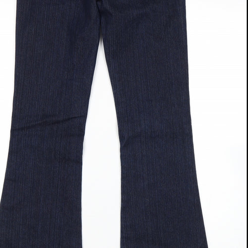 Falmer Womens Blue   Flared Jeans Size 10 L32 in