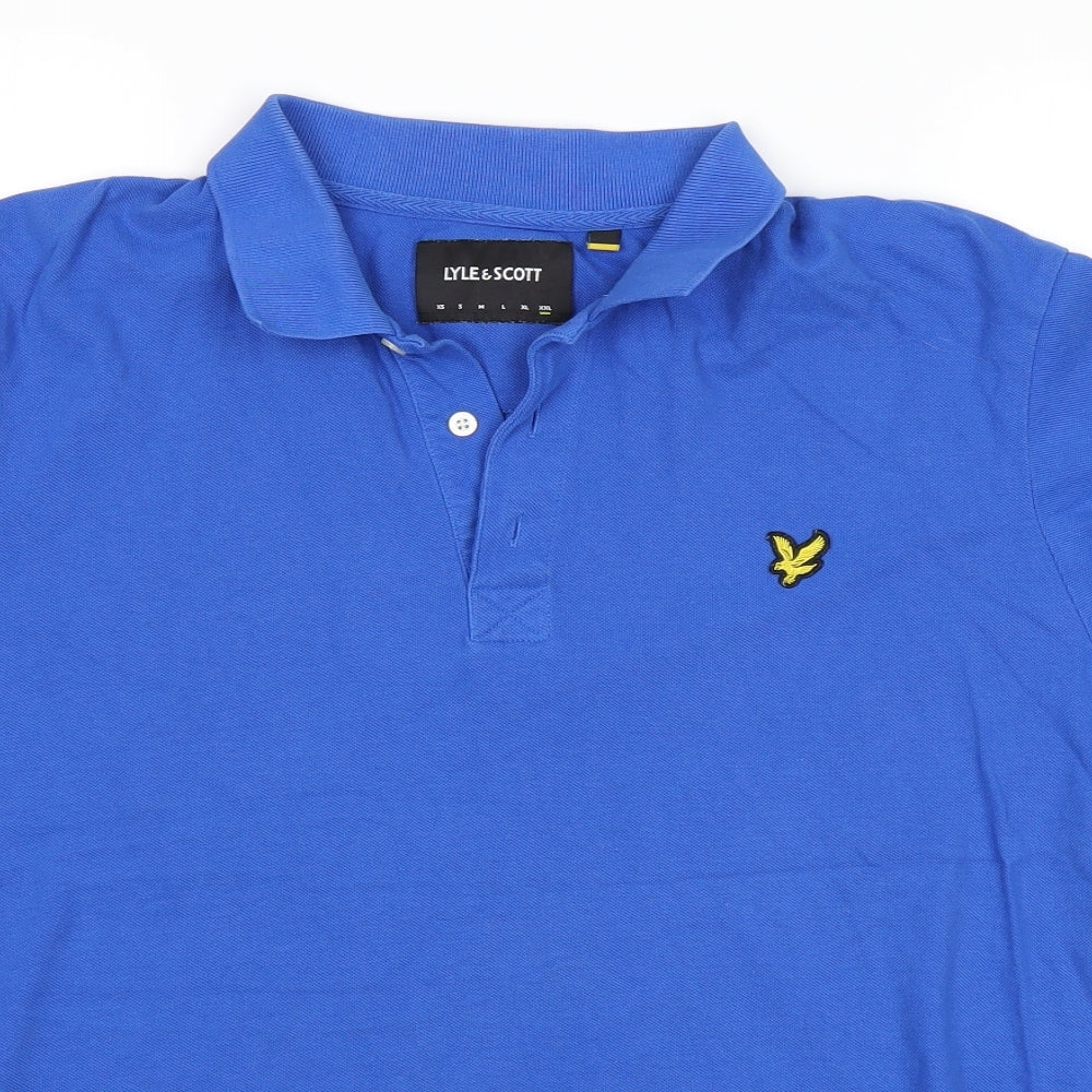 Lyle & Scott Mens Blue    Polo Size 2XL