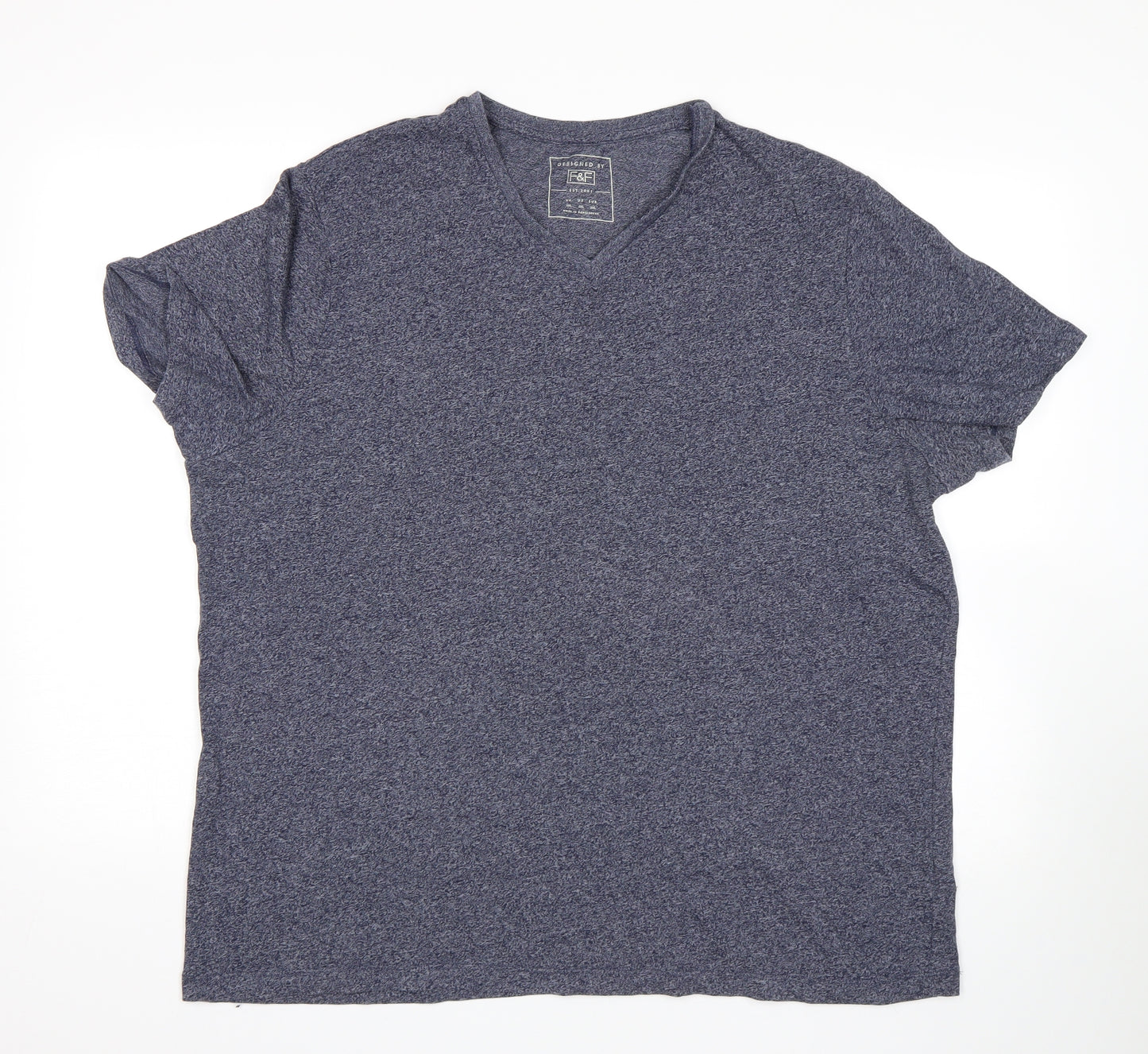 F&F Mens Blue    T-Shirt Size 2XL