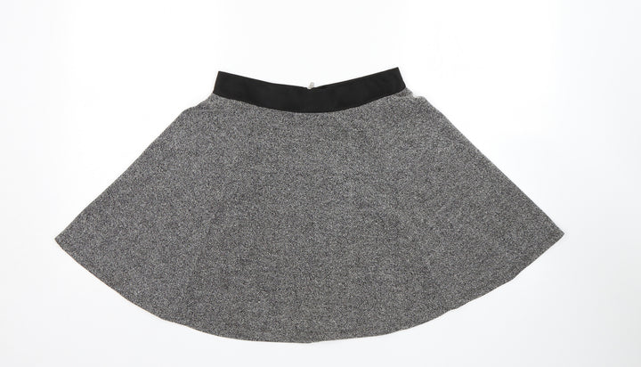 H&M Womens Grey Skater Skirt Size S