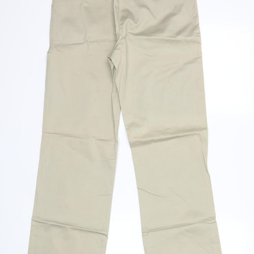 Moose Golf Clothing Womens Beige   Chino Trousers Size 10 L32 in