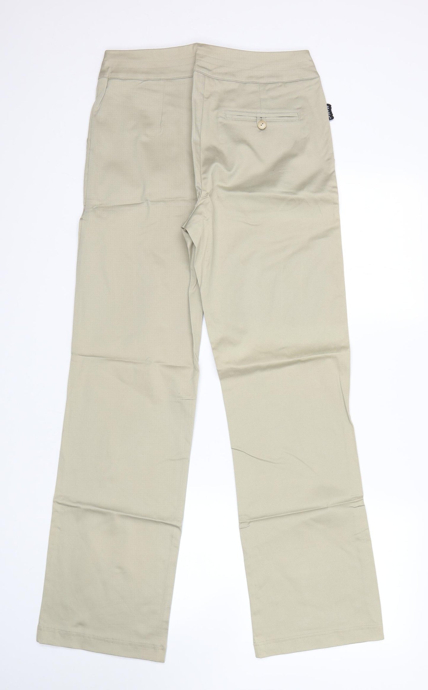 Moose Golf Clothing Womens Beige   Chino Trousers Size 10 L32 in