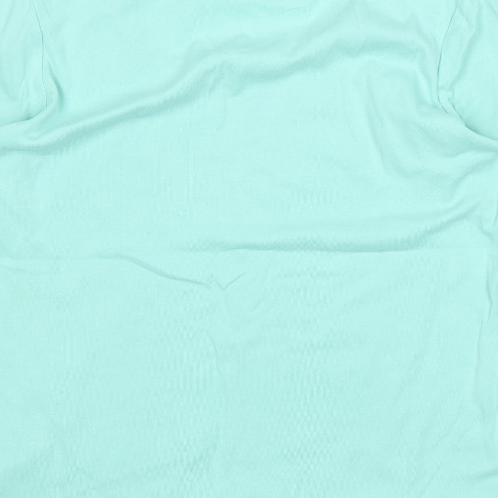 M&S Womens Green   Basic T-Shirt Size 16