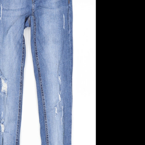 Denim Co Womens Blue   Skinny Jeans Size 4 L29 in