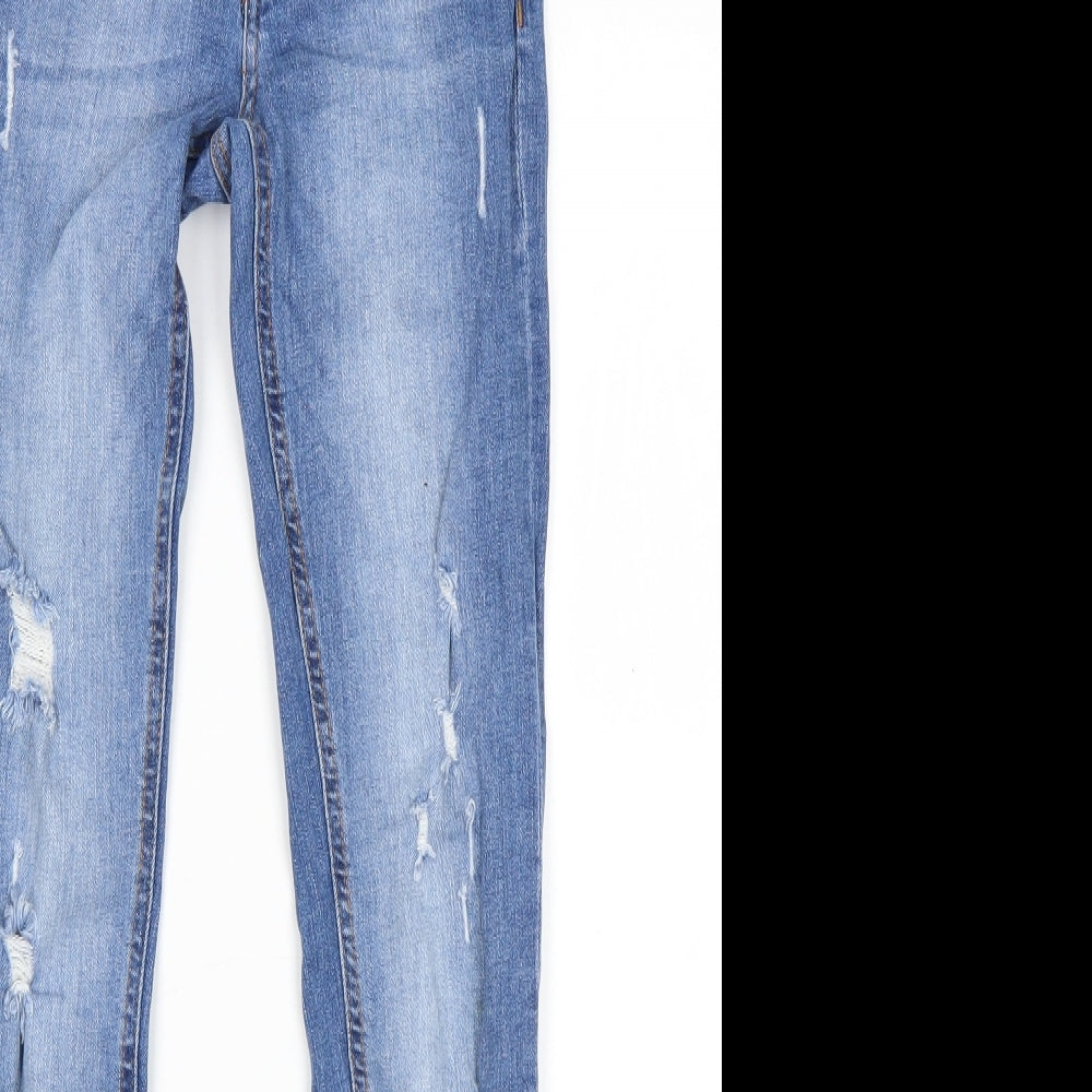 Denim Co Womens Blue   Skinny Jeans Size 4 L29 in