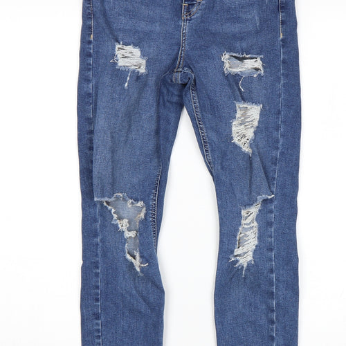 Topshop Womens Blue   Skinny Jeans Size 26 L30 in
