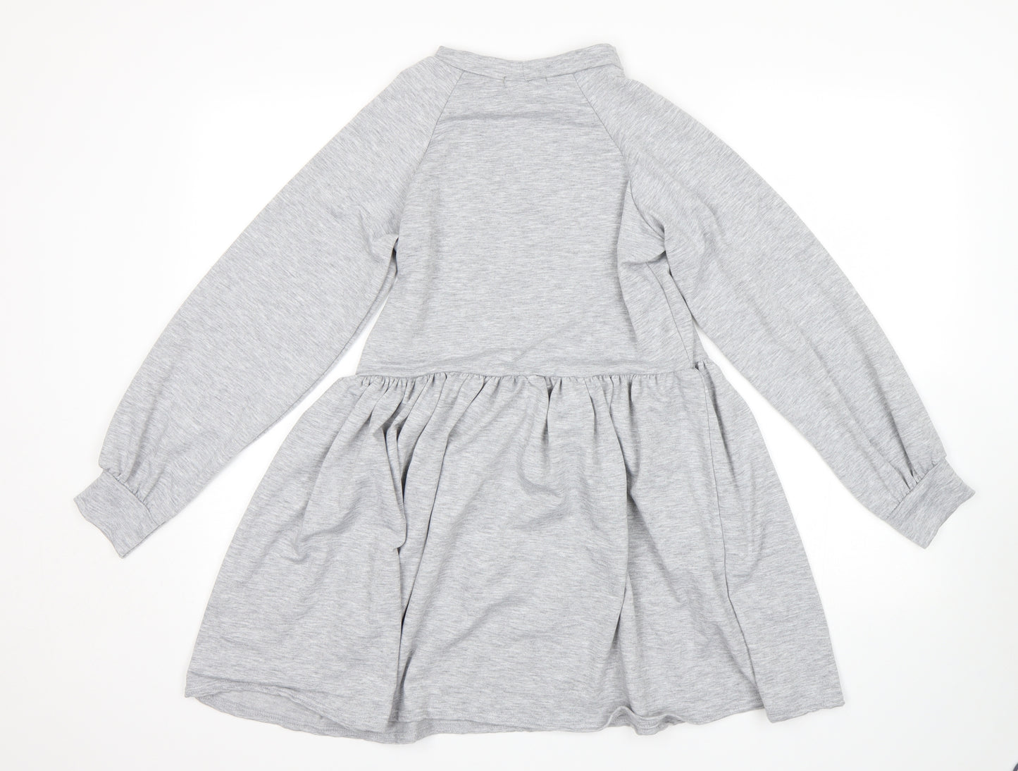 Misspap Womens Grey   Fit & Flare  Size 8