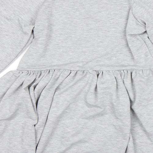 Misspap Womens Grey   Fit & Flare  Size 8
