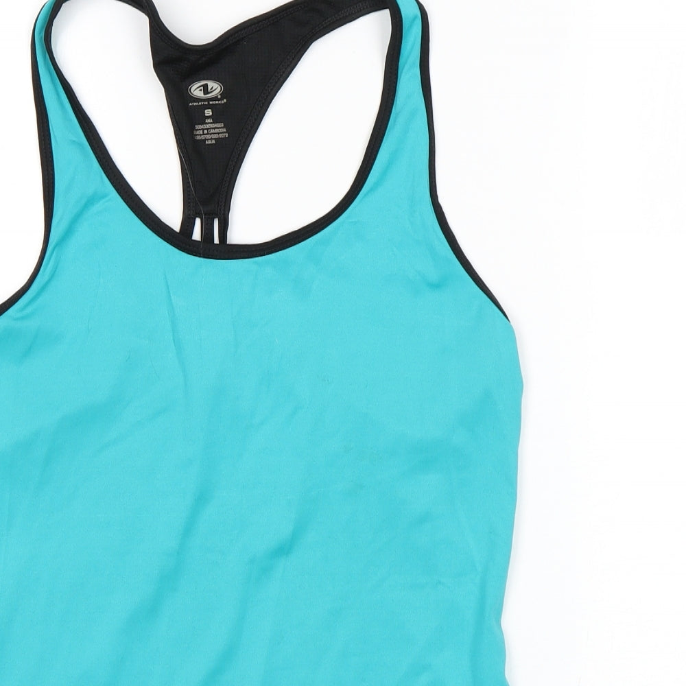 Athletic Works Womens Blue   Basic Tank Size S