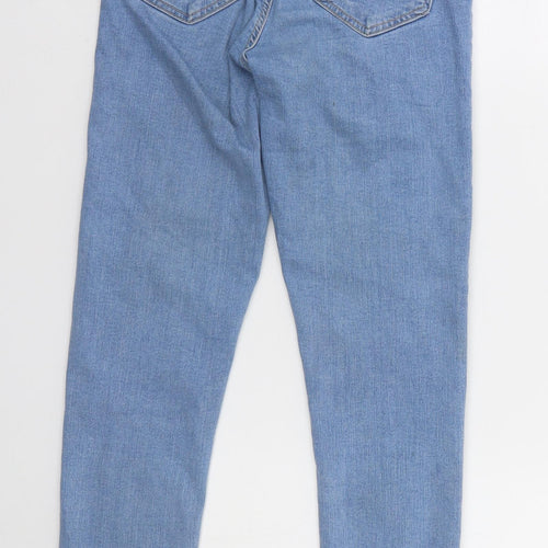Topshop Womens Beige   Straight Jeans Size 25 in L25 in