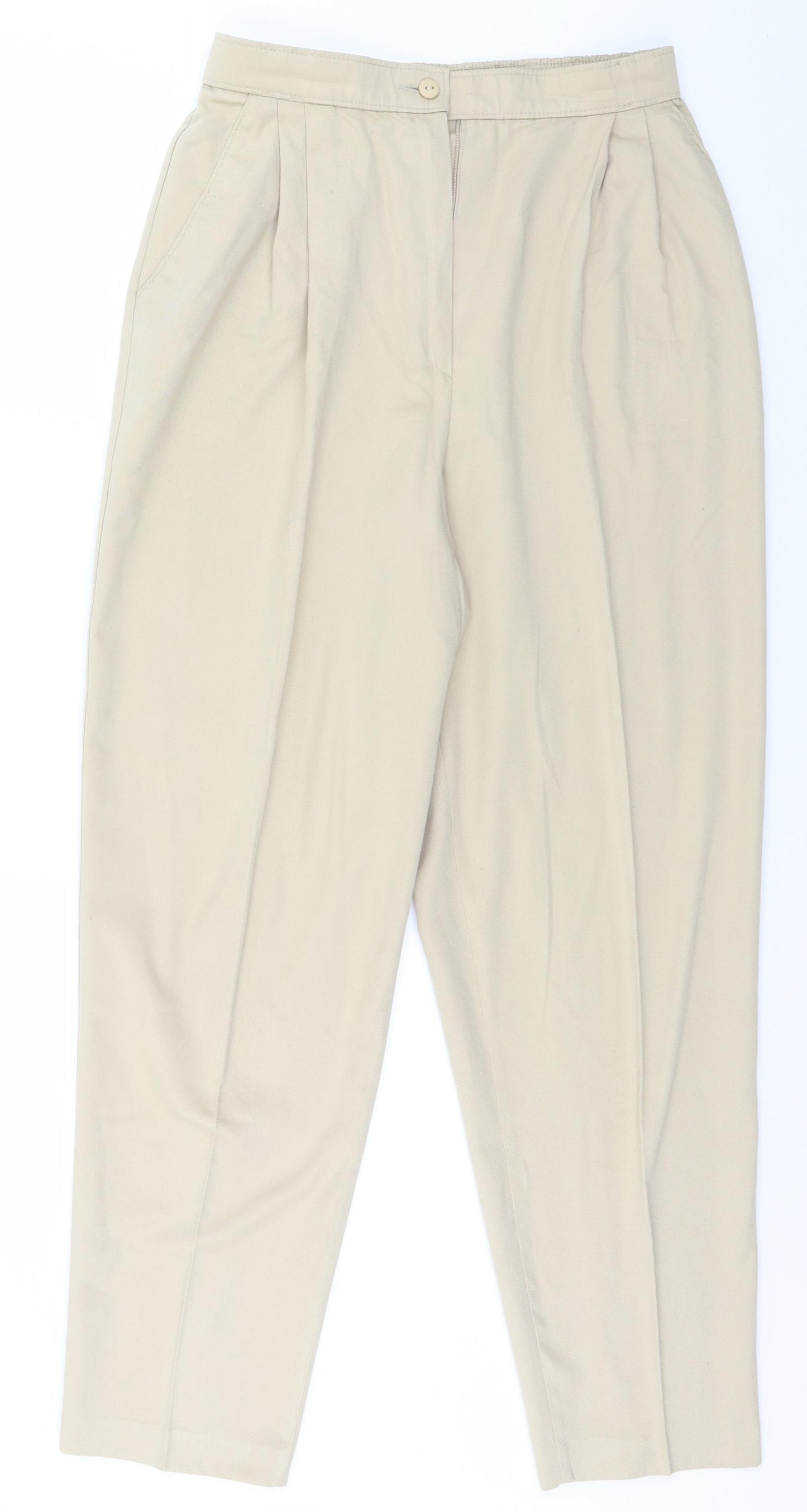BHS Womens Beige   Trousers  Size 12 L28 in