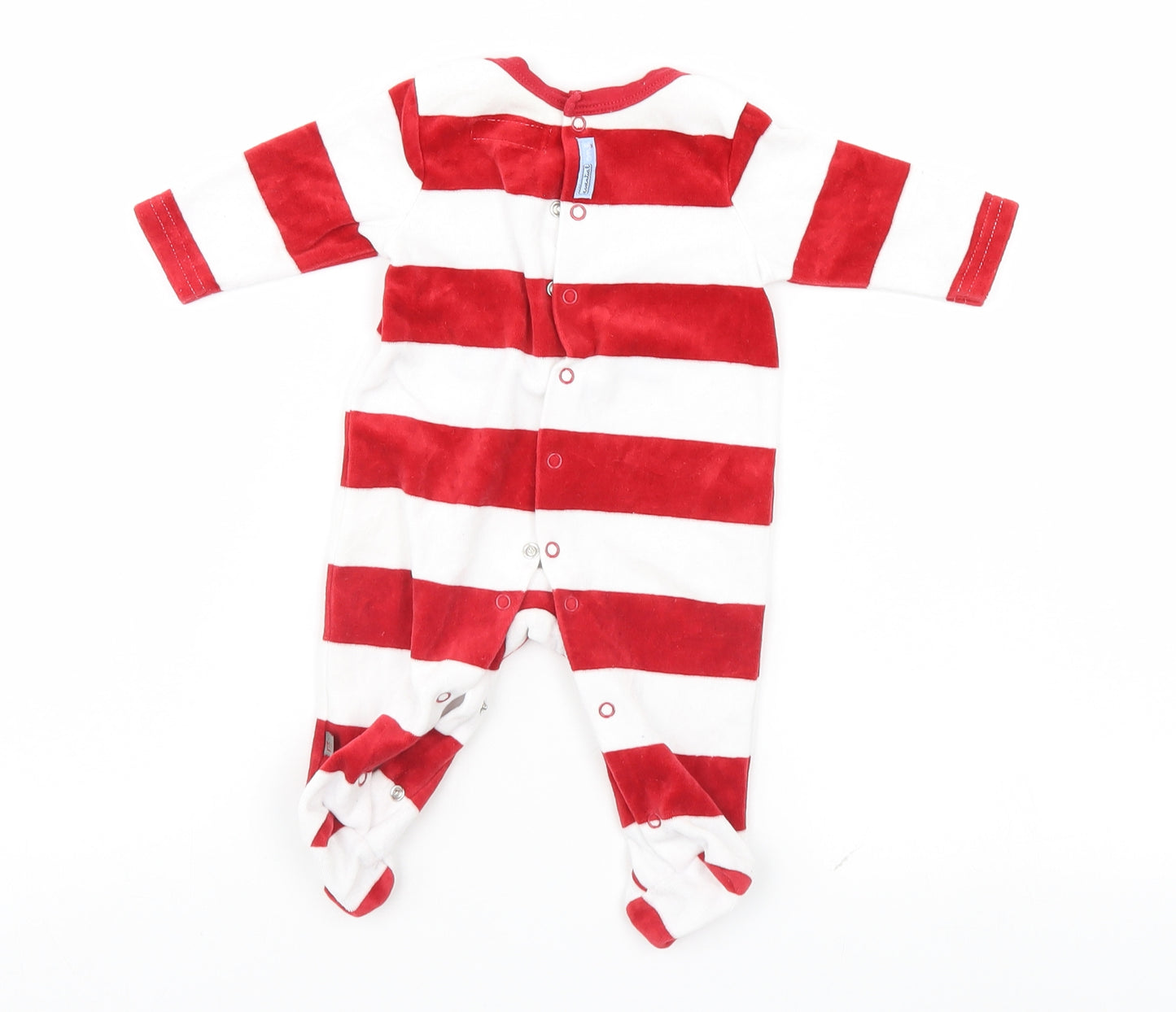 Baby Essentials Baby Red Striped   One-Piece Size Newborn  - I'm the Boss