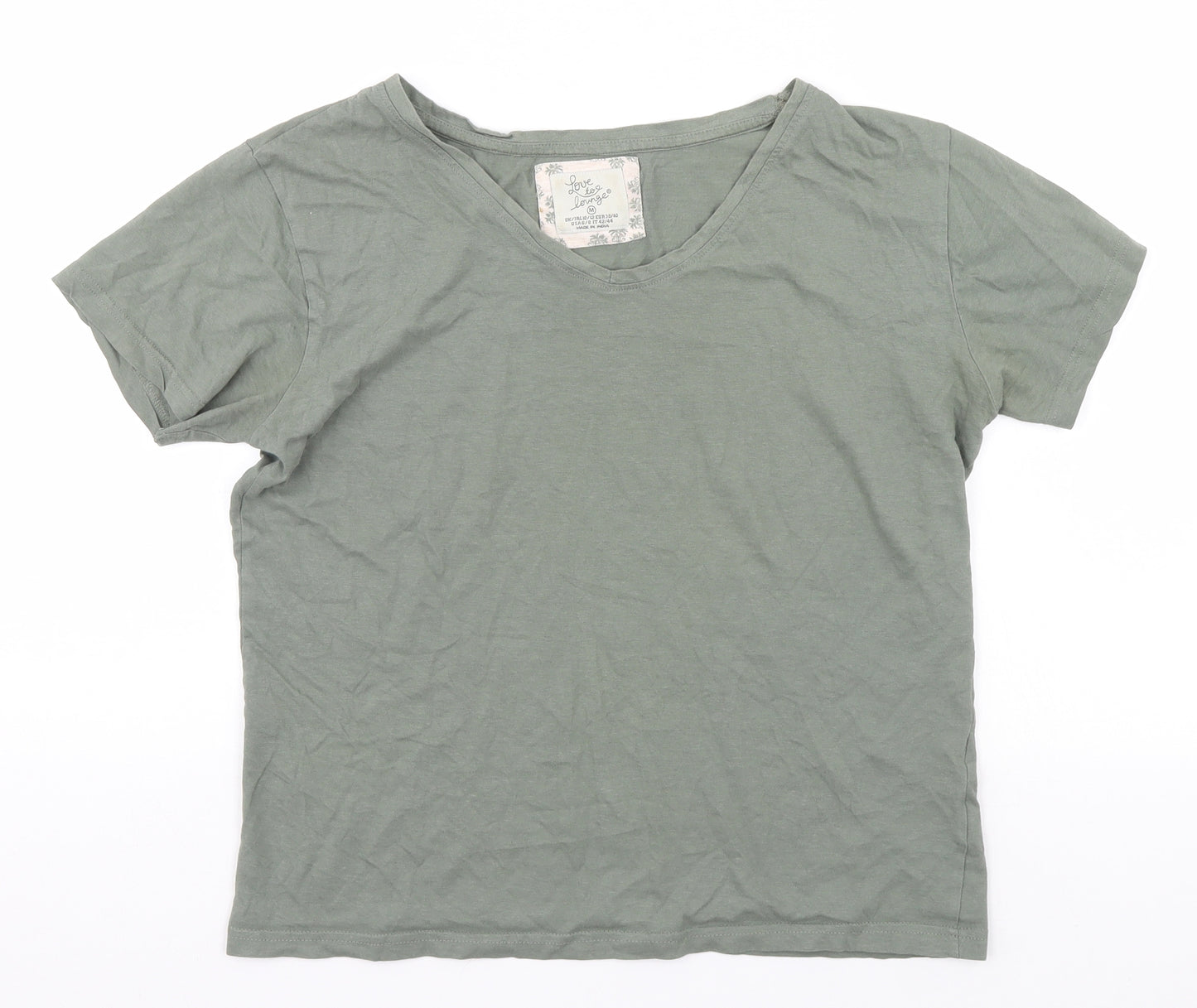 Primark Womens Beige   Basic T-Shirt Size 10