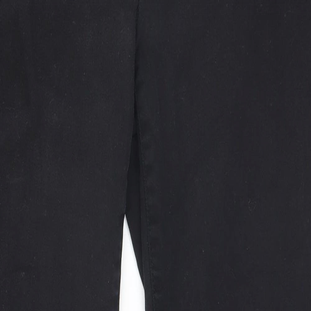 Wallis Womens Black   Straight Jeans Size 14 L30 in