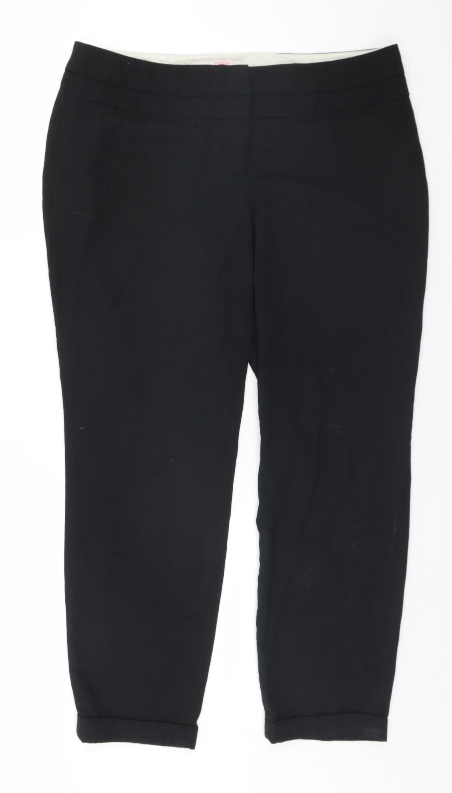 NEXT Womens Black   Trousers  Size 14 L26 in