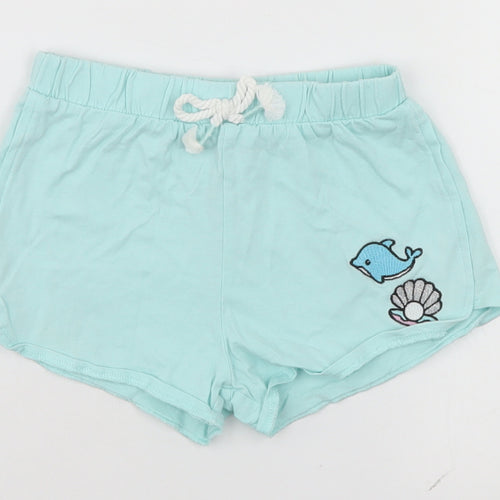 TU Boys Green   Sweat Shorts Size 6 Years - Dolphin
