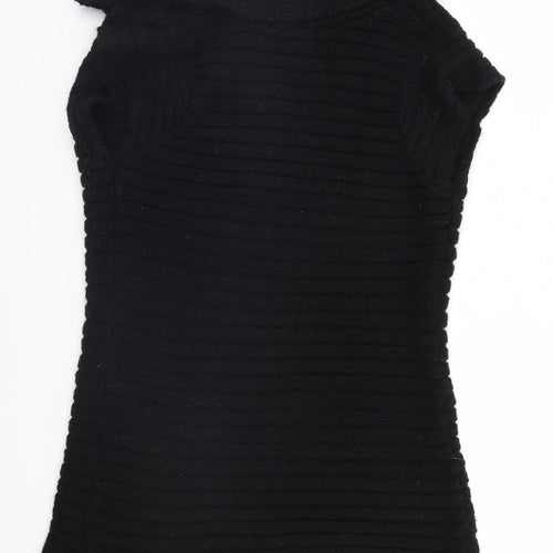 E-vie Womens Black   Pullover Jumper Size 16