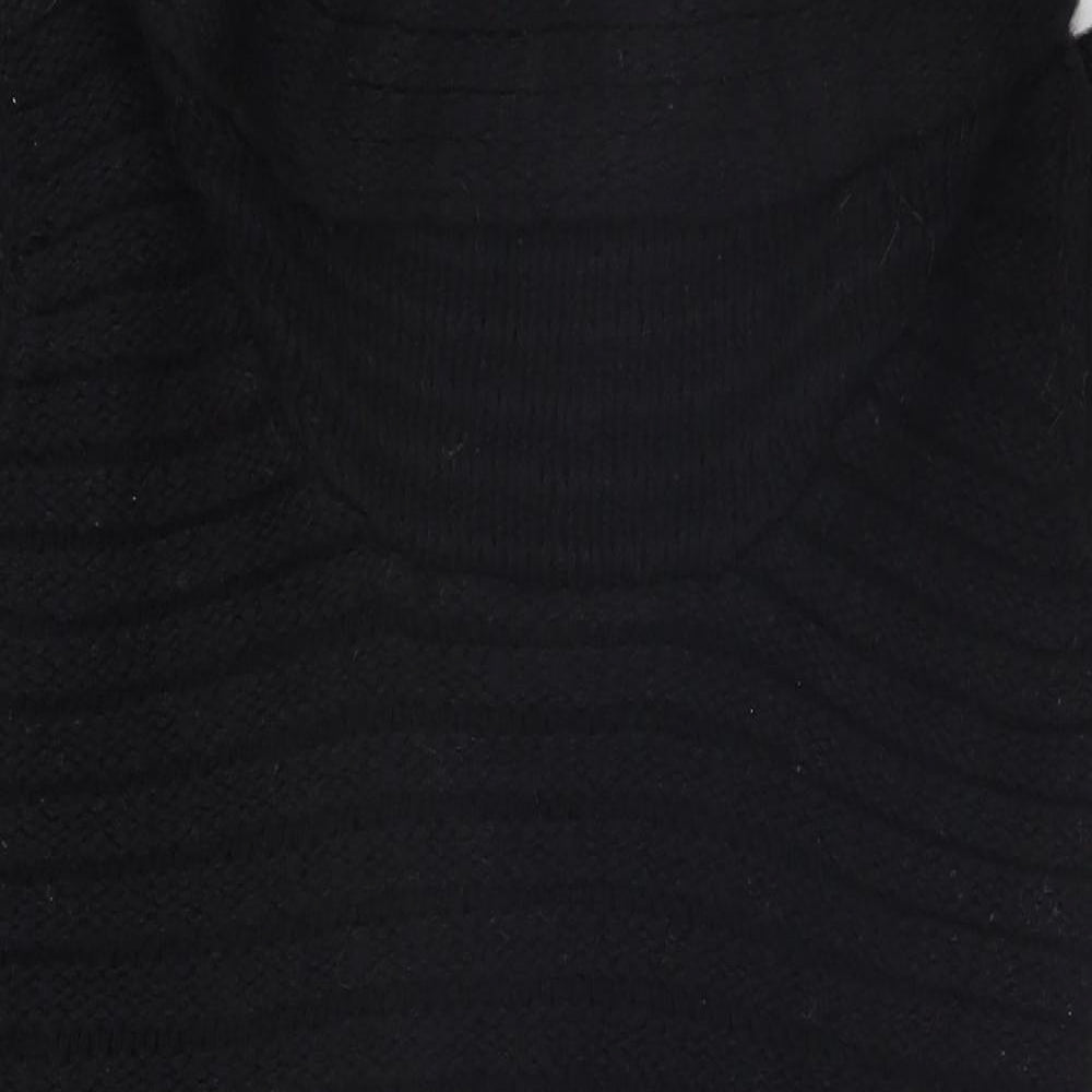 E-vie Womens Black   Pullover Jumper Size 16