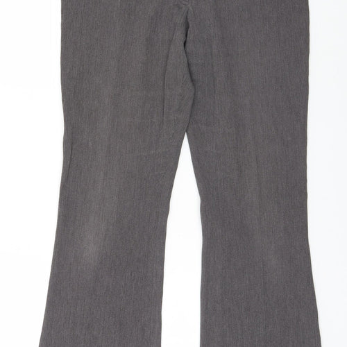NL Collection Womens Grey   Trousers  Size 16 L28 in