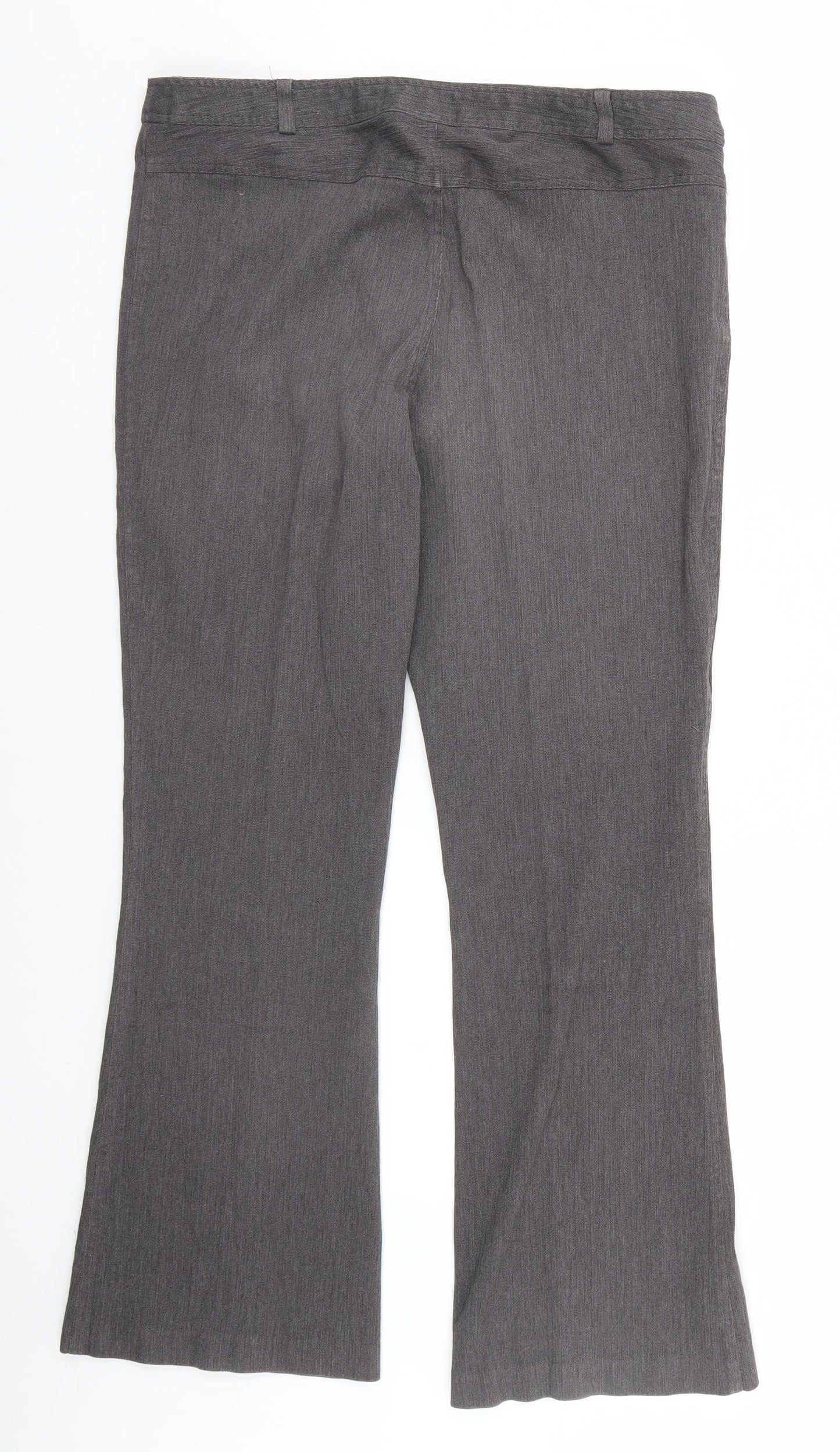NL Collection Womens Grey   Trousers  Size 16 L28 in