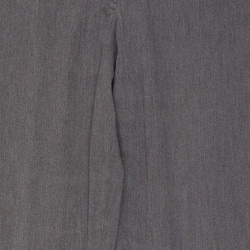 NL Collection Womens Grey   Trousers  Size 16 L28 in