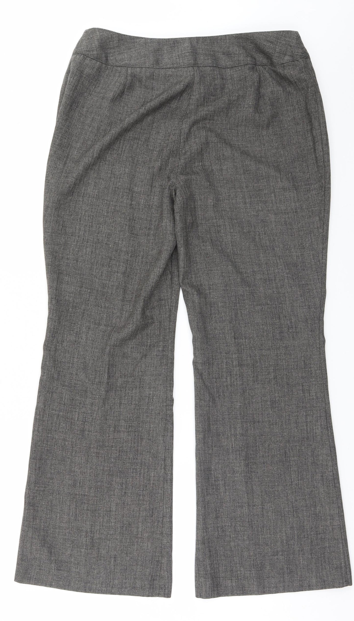 Marks and Spencer Womens Grey   Trousers  Size 16 L28 in