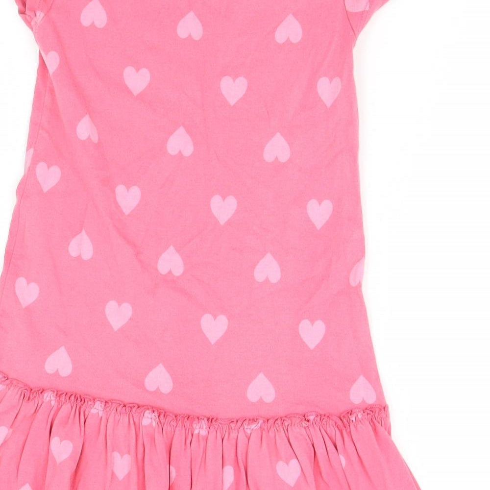 F&F Girls Pink   A-Line  Size 4-5 Years  - Hearts