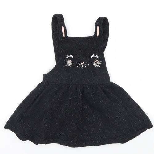 Preworn Girls Black   A-Line    - Bunny