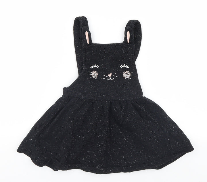 Preworn Girls Black   A-Line    - Bunny