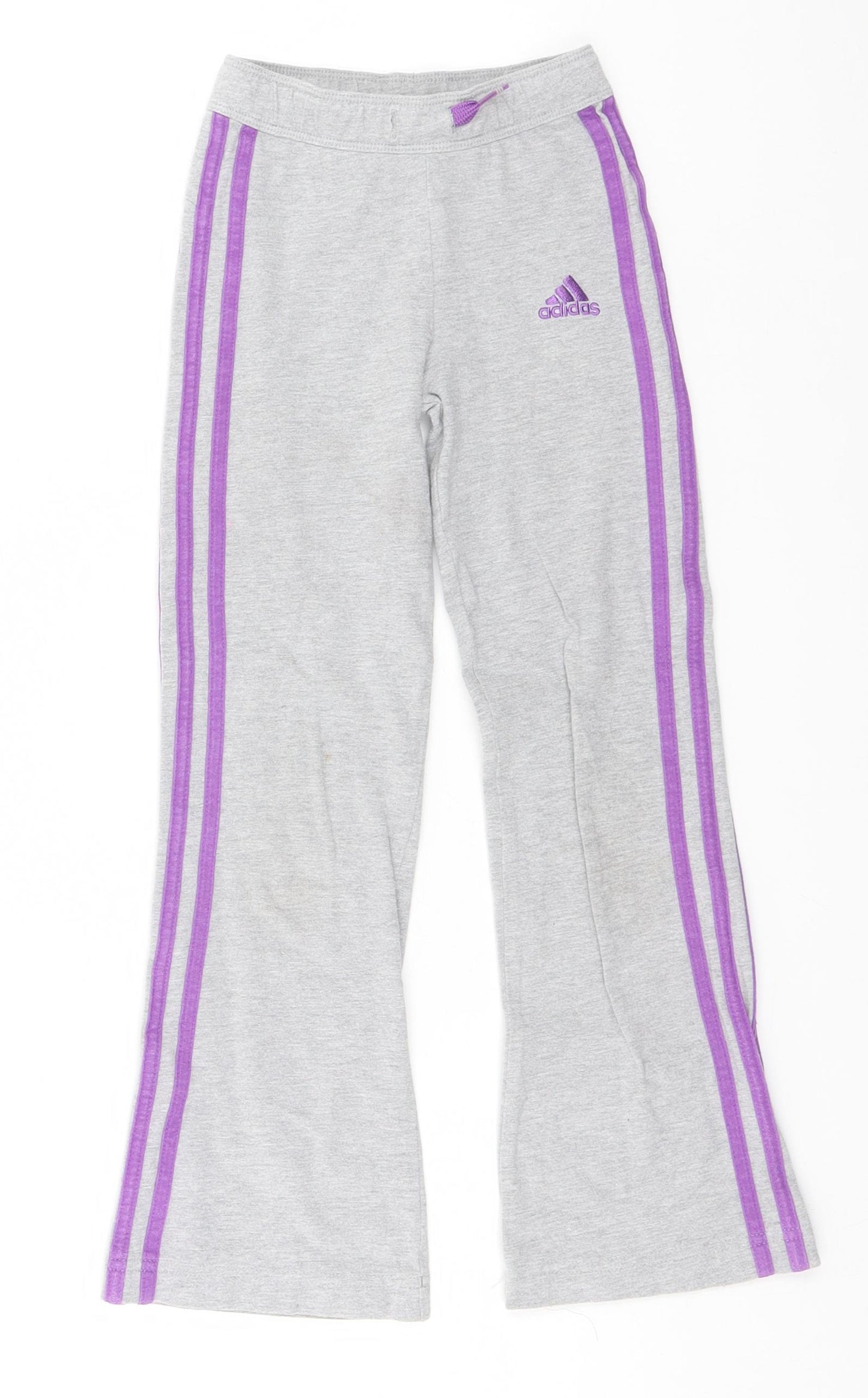 adidas Boys Grey   Sweatpants Trousers Size 5-6 Years