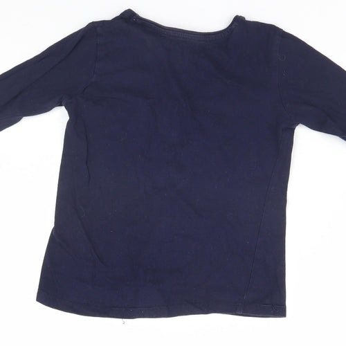 Primark Girls Blue   Basic T-Shirt Size 5-6 Years  - Best Friends Forever, Unicorn