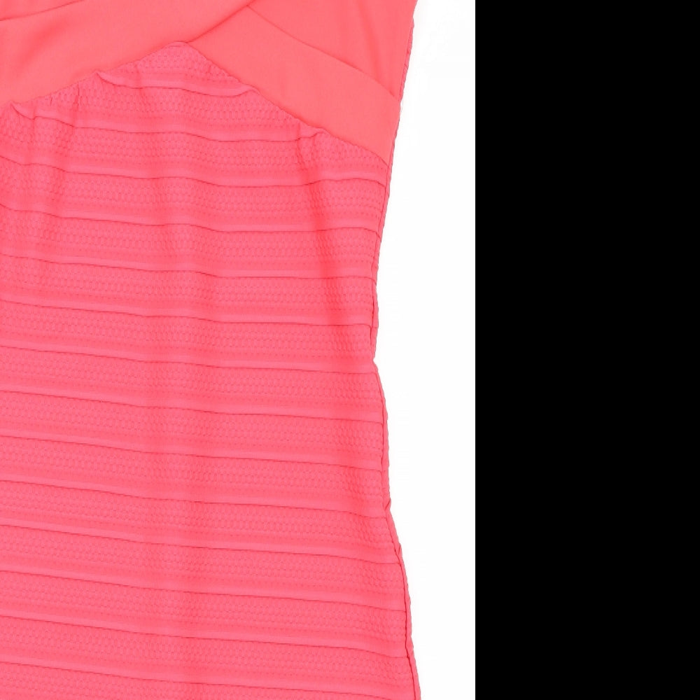 Lipsy Womens Red   Pencil Dress  Size 14