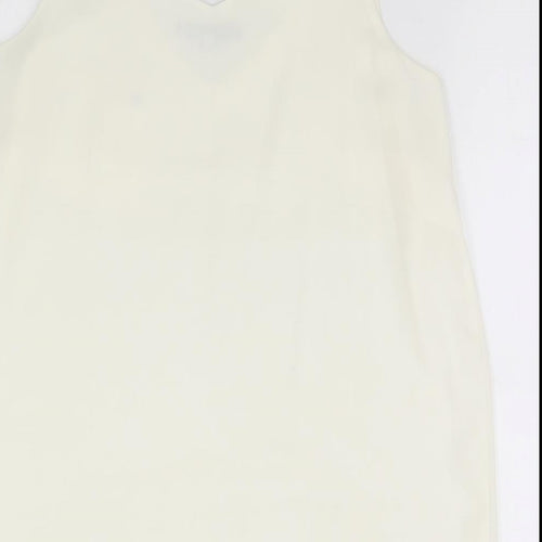 Peacocks Womens Ivory   Basic Blouse Size 12