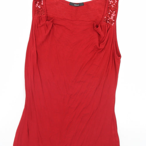 George Womens Red   Basic Tank Size 12