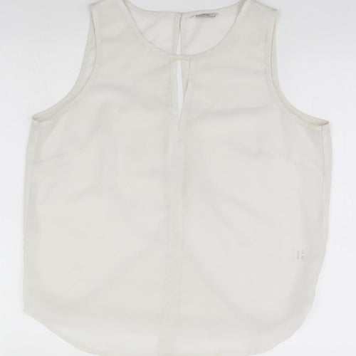 George Womens White   Basic Blouse Size 14