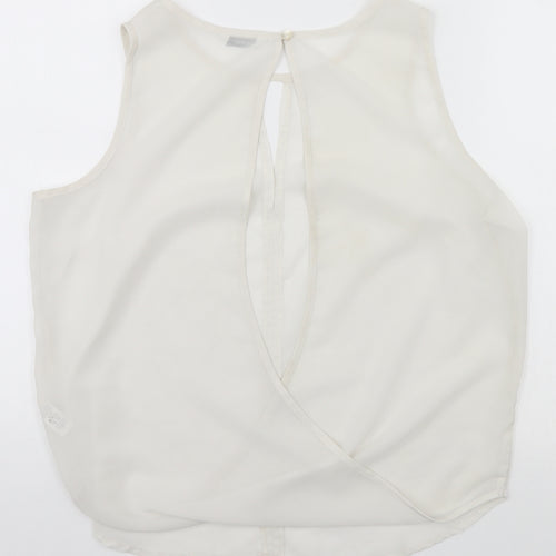 George Womens White   Basic Blouse Size 14