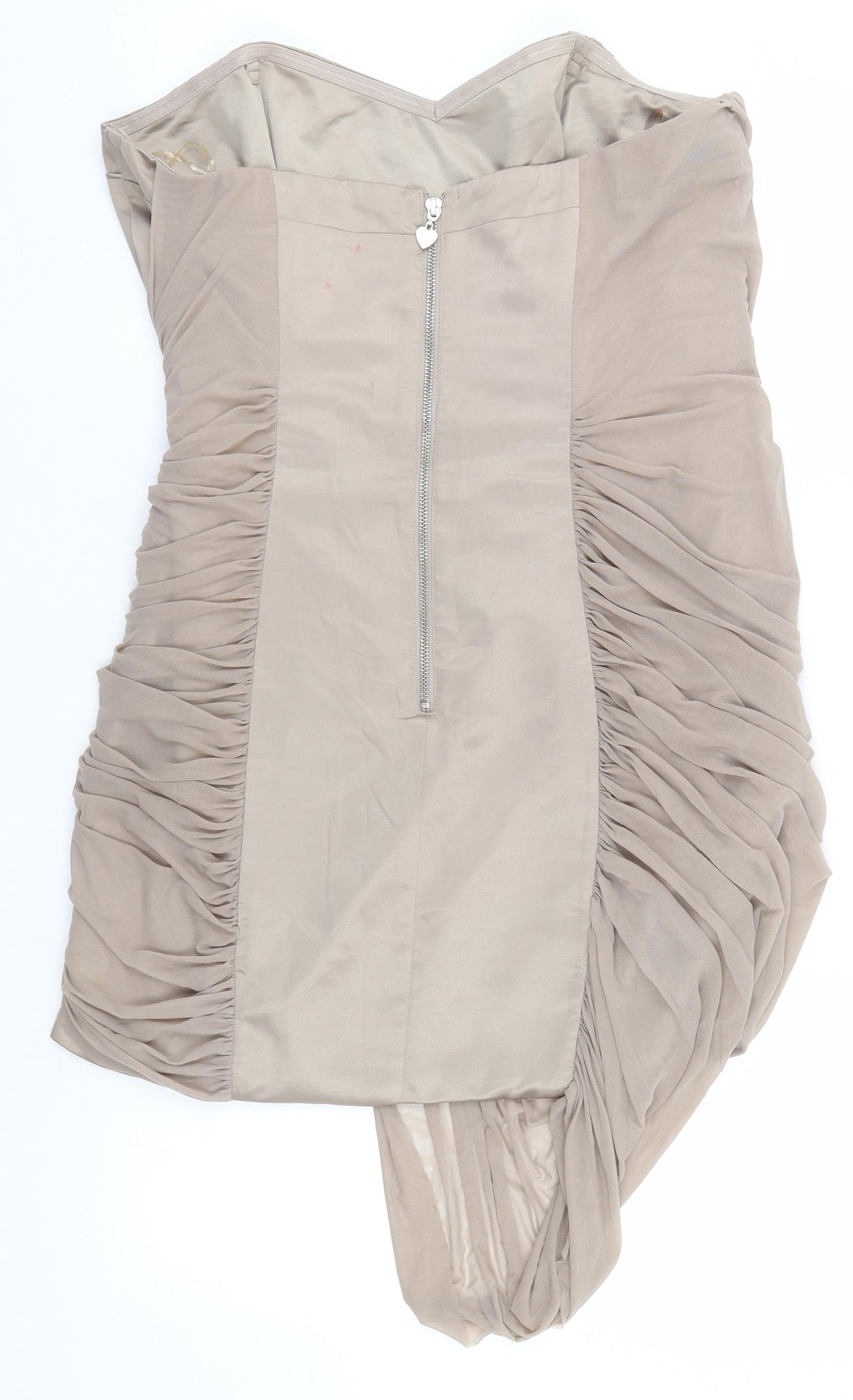 Lipsy Womens Gold   Tank Dress  Size 16