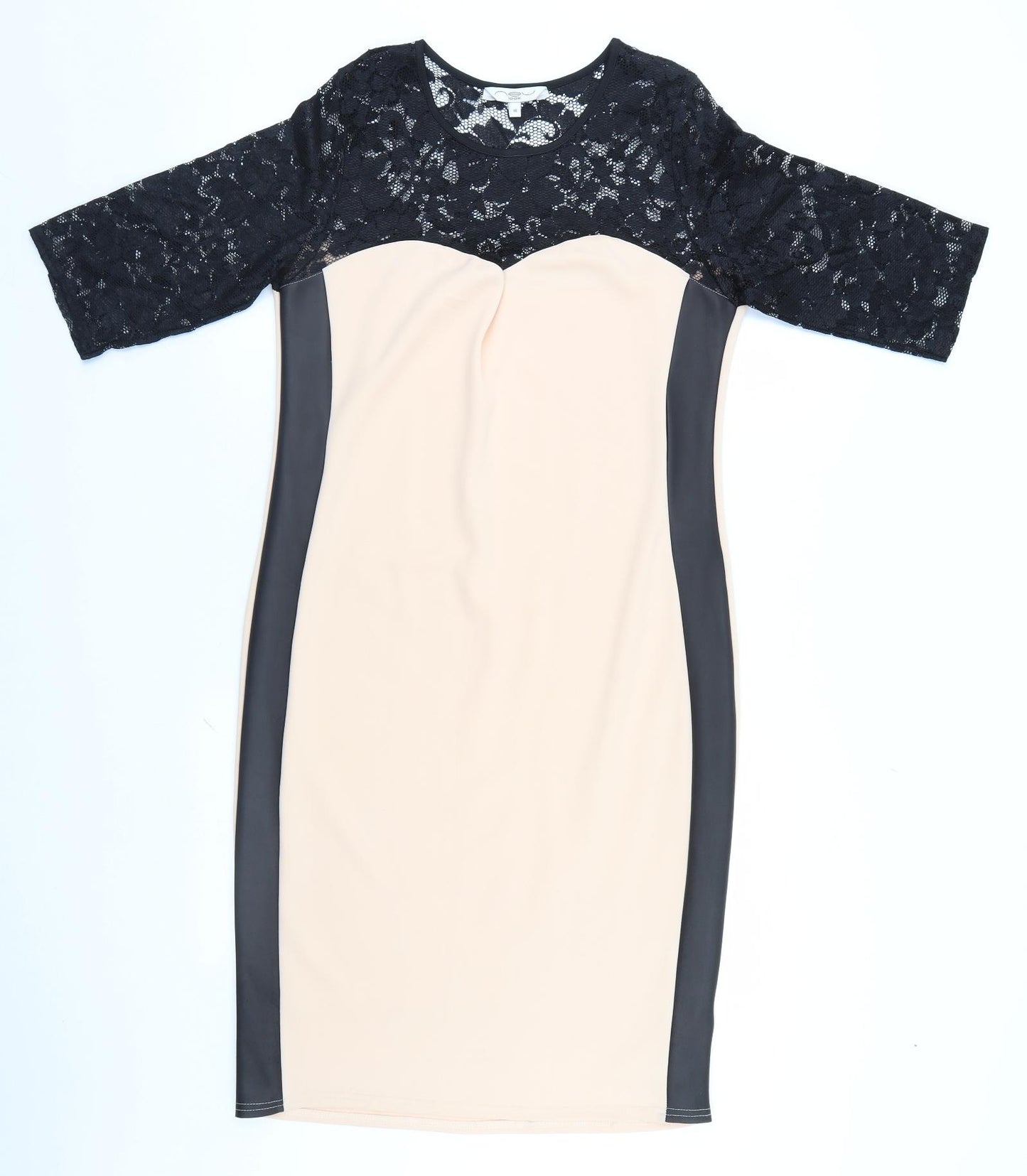 New Look Womens Brown   Pencil Dress  Size 16