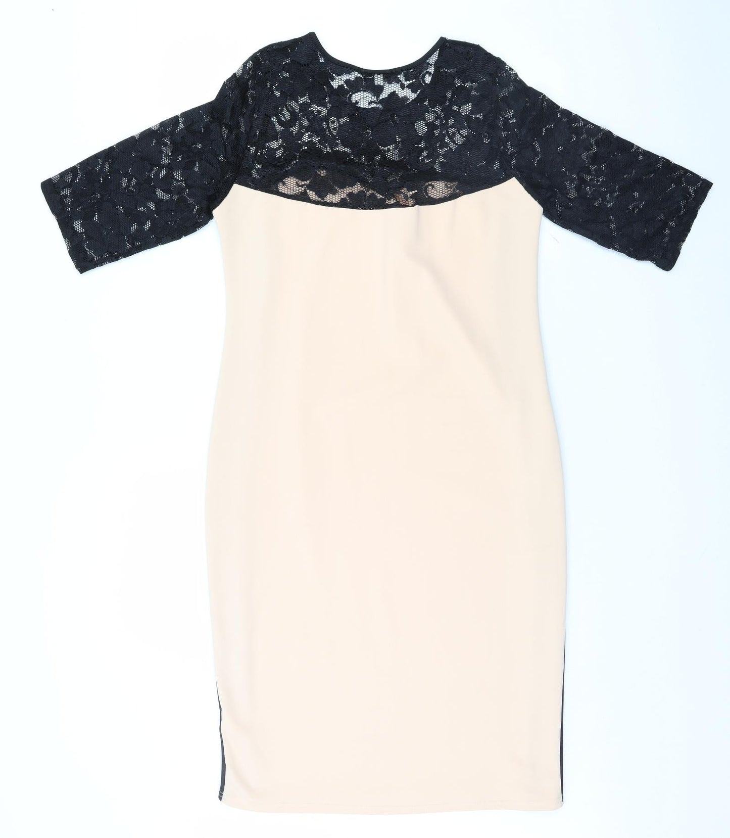 New Look Womens Brown   Pencil Dress  Size 16