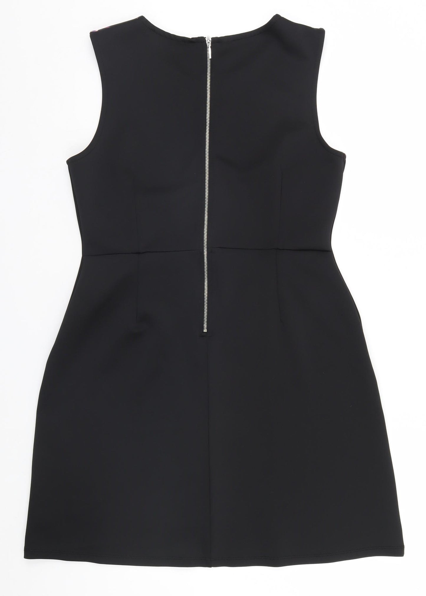 Love Label Womens Black Floral  A-Line  Size 14