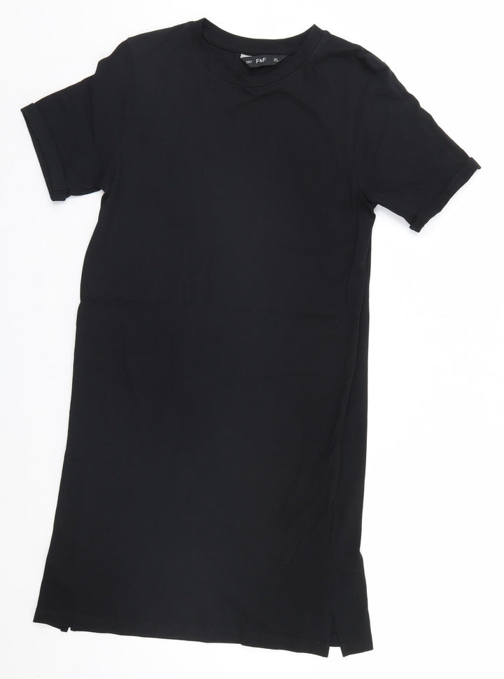 F&F Womens Black T-Shirt Size 6